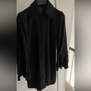 NWOT INC INTERNATIONAL CONCEPTS Black Coat Size XS